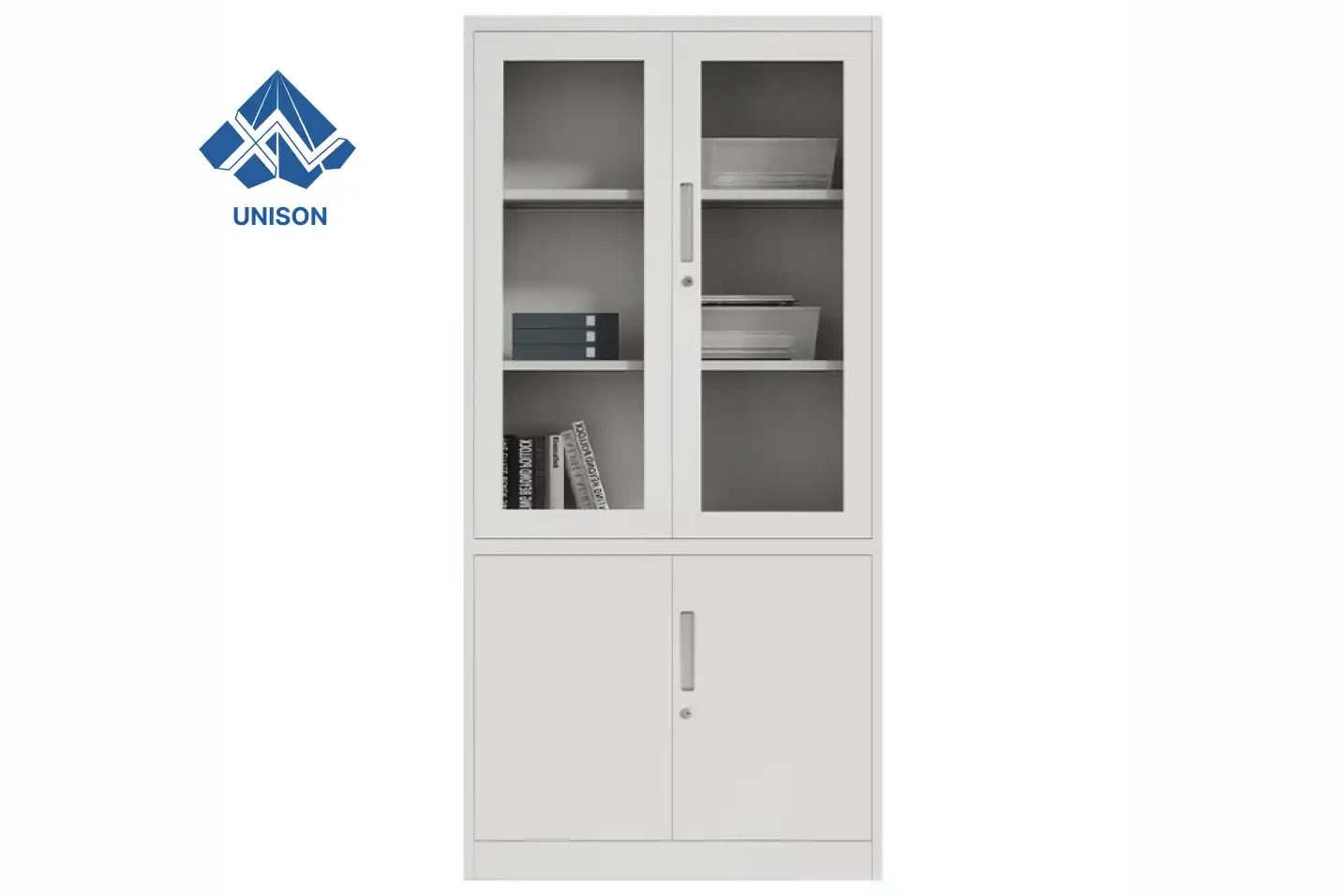 4-door steel and glass filing cabinet vs 2-door: which fits large teams?